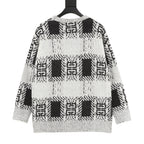 Givenchy Black and White 4G Motif Sweater