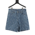 LOUIS VUITTON LV Damier Knit Mesh Logo Shorts