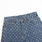LOUIS VUITTON LV Damier Knit Mesh Logo Shorts