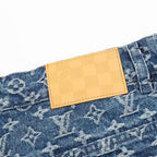 LOUIS VUITTON LV Damier Knit Mesh Logo Shorts