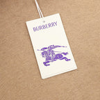 Burberry Vintage Check Half-Zip Knit Sweater — Camel
