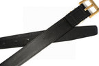 Saint Laurent Cassandre Logo Buckle Leather Belt – Women's