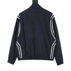 Nike Basketball Black Contrast-Lettering Track Jacket