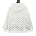 Louis Vuitton White Gradient Monogram Hoodie