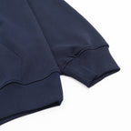 Louis Vuitton Navy blue Monogram-Trim Hoodie