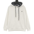 Louis Vuitton White Monogram-Trim Hoodie