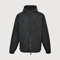 LOUIS VUITTON Monogram Eclipse Hooded Windbreaker Black