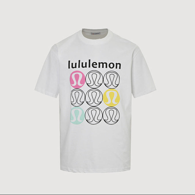 Lululemon 25SS Multi-Logo Print Oversized T-Shirt