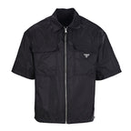 PRADA Minimalist Double-Pocket Short-Sleeve Shirt | 2026 New Collection