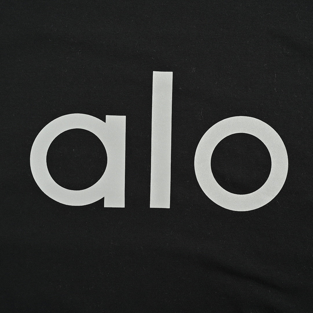ALO Yoga T-Shirt 028 - Black - view 3