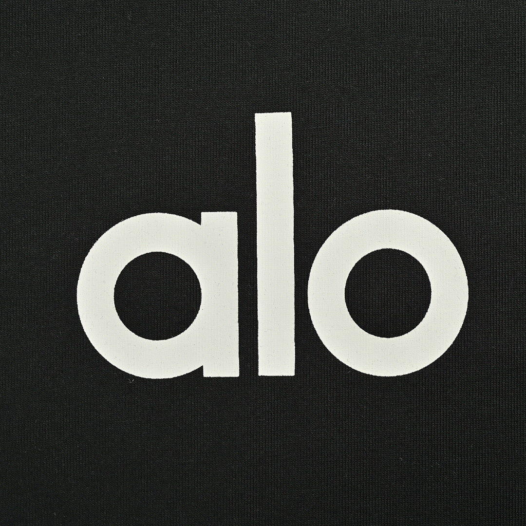 ALO Yoga T-Shirt 019 - Black - view 4