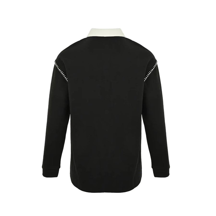 ALO Yoga Long-Sleeve Polo 018 - Black - view 16