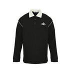 ALO Yoga Long-Sleeve Polo 018 - Black - view 17
