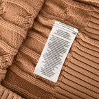 Ralph Lauren Cable-Knit V-Neck Sweater - Camel - view 23
