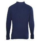 Ralph Lauren Cable-Knit Half-Zip Sweater - Navy - view 3
