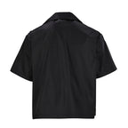 PRADA Nylon Short-Sleeve Shirt | Black | 2026 New Collection